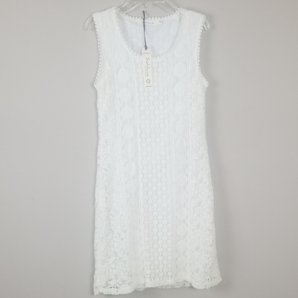 Cream Solitaire Dress